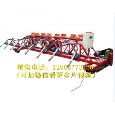 三輥軸蛟龍攤平機 金尊能換長度的攤鋪機 滾筒式混凝土整平機