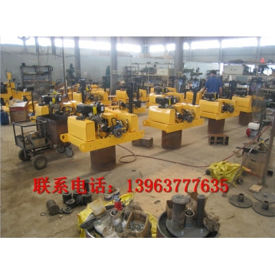 優惠不斷金尊手扶式瀝青震動壓路機 倆輪礪石壓實機震動碾