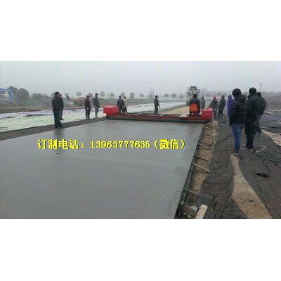 內(nèi)蒙古包頭三輥軸混凝土震動攤鋪機 電動二滾軸膠龍整平機