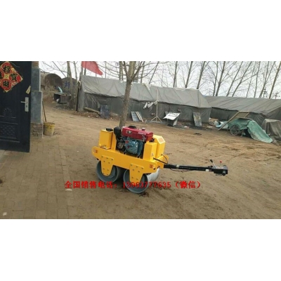售后無憂金尊小型倆輪壓路機 手扶式瀝青壓實機震動碾