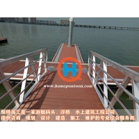 鋼結(jié)構(gòu)浮碼頭浮橋水上建筑景觀交通浮橋碼頭游艇浮碼頭可加工定制