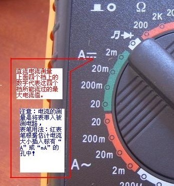 萬用表測電流教程