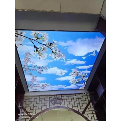 西安游泳館軟膜天花吊頂工程案例