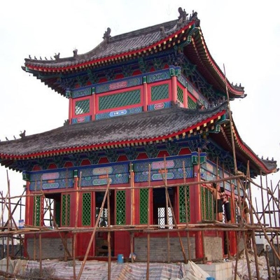 上海市古建筑一級施工-上海市鋼結構仿古建筑公司