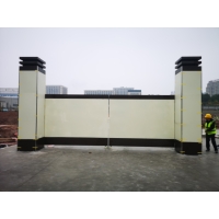 重慶建筑工地施工大門柱工地形象招牌門頭柱工地大門立柱門頭柱