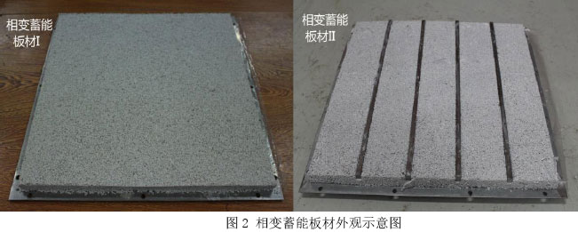 圖2 相變蓄能板材外觀示意圖