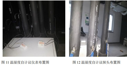 ?圖11溫濕度自計議儀表布置圖 ? ? ? ? ? ? 圖12溫濕度自計議探頭布置圖