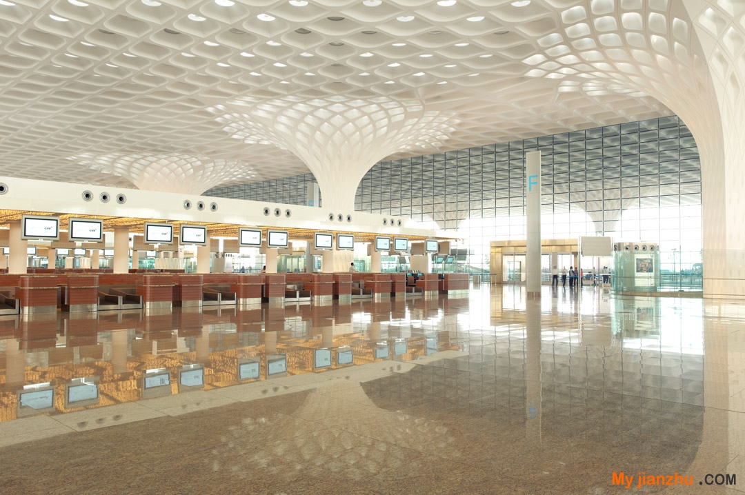 孟買新2號(hào)航站樓Chhatrapati Shivaji Internatio<i></i>nal Airport – Terminal 2  SOM (8)