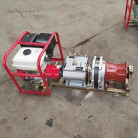 快中快機動絞磨 快速5噸牽引機 汽油機卷揚機