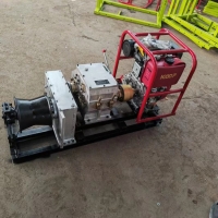 電纜鋪設機機動絞磨5T8T線纜牽引機
