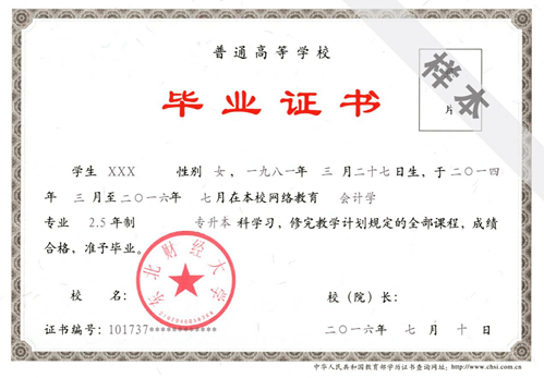 東財網(wǎng)絡(luò)教育本科證書 