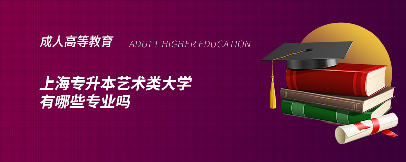 上海專升本藝術類大學有哪些專業(yè)嗎