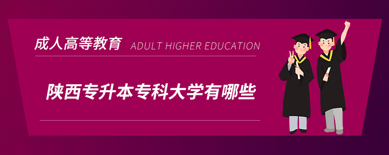陜西專升本專科大學有哪些