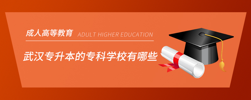 武漢專升本的?？茖W(xué)校有哪些