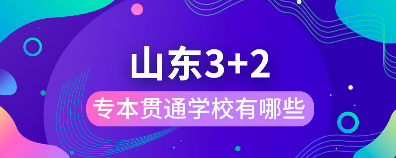 山東3+2專(zhuān)本貫通學(xué)校有哪些