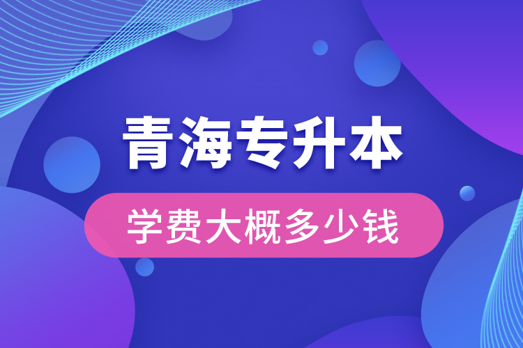 青海專升本學(xué)費(fèi)大概多少錢一年？