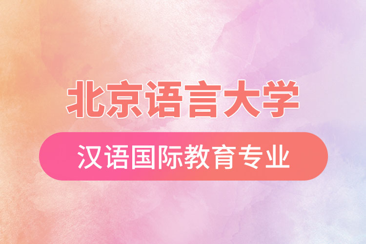 北京語言大學漢語國際教育專業(yè)怎么樣？