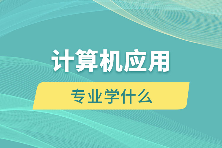 計算機(jī)應(yīng)用專業(yè)學(xué)什么