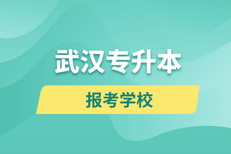 武漢專升本網(wǎng)站報考學(xué)校有哪些